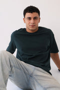 Dark Green Basic Tee