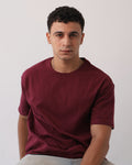Burgundy Basic Tee