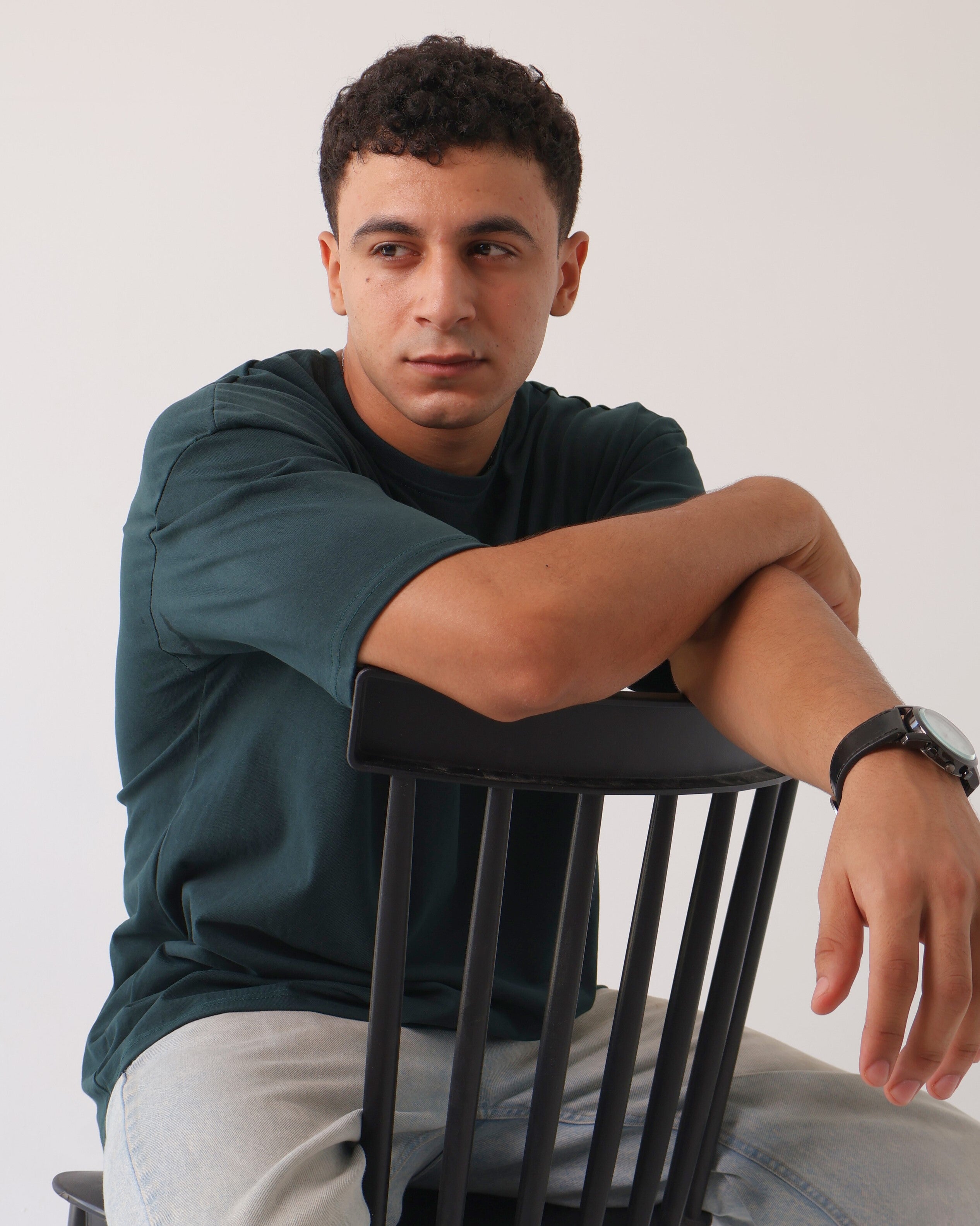 Dark Green Basic Tee