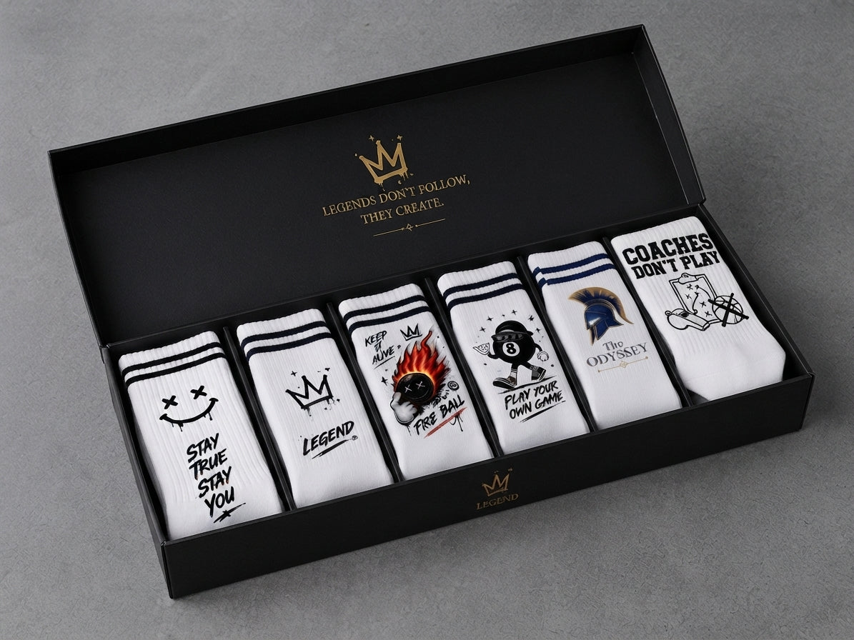LEGEND SOCKS- Pack of Six