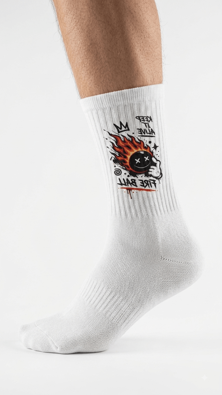 Fire Ball Socks
