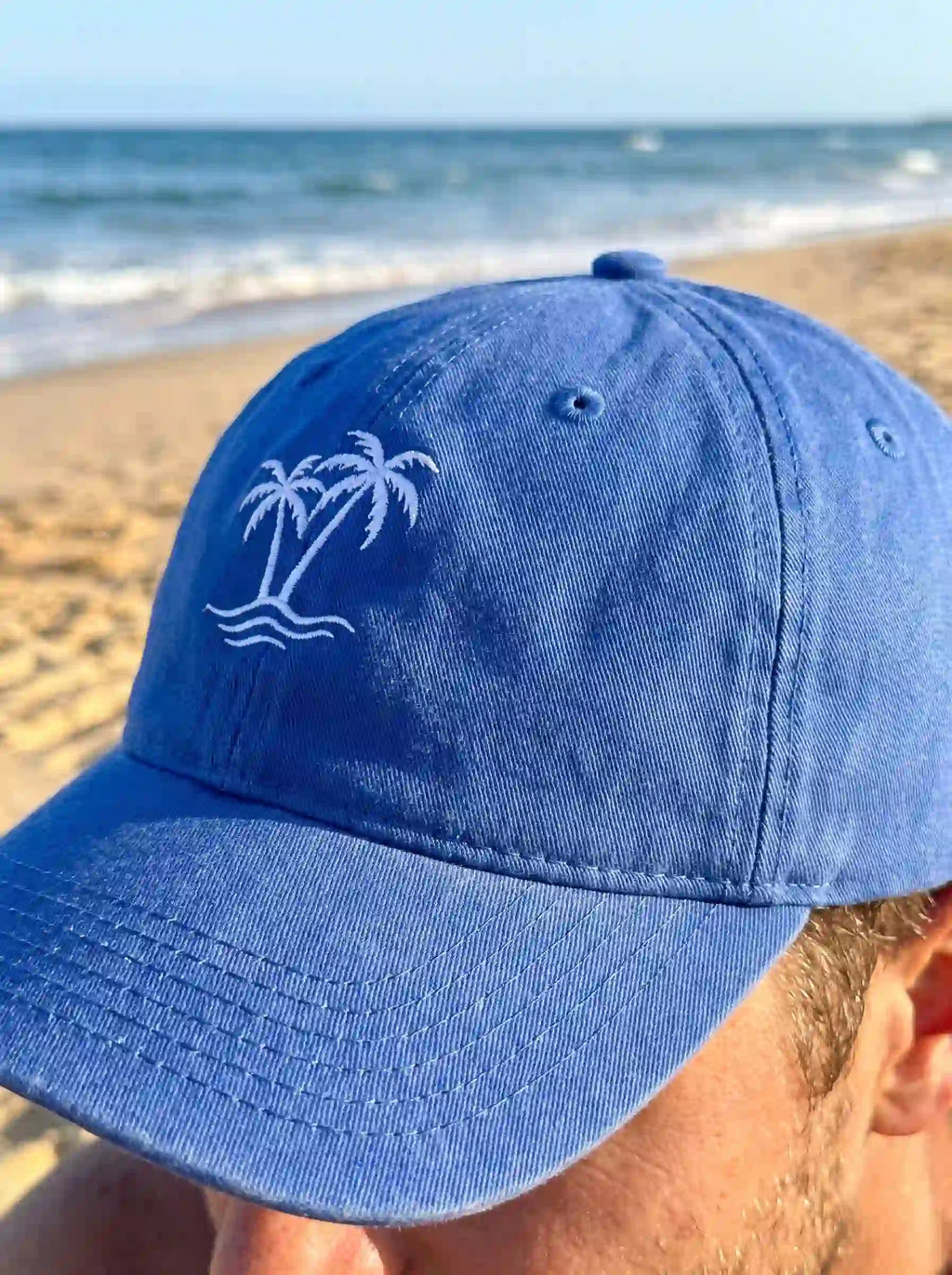 PALM Washed Blue Cap