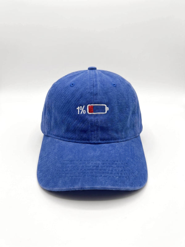 BATTERY Washed Blue Cap