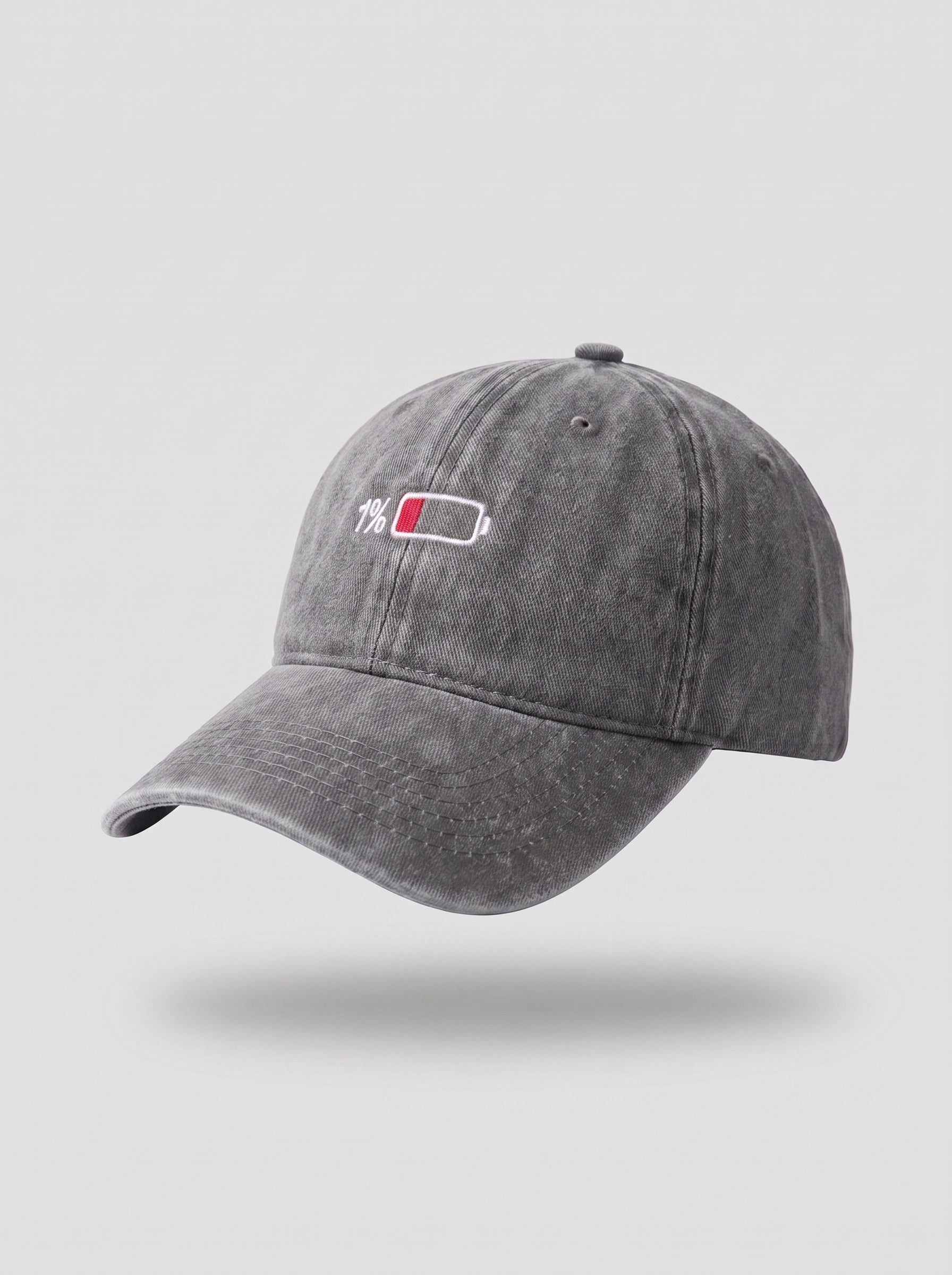 BATTERY Washed Grey Cap