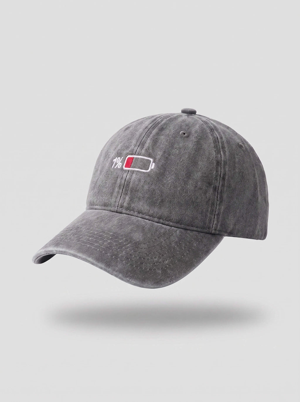 BATTERY Washed Grey Cap