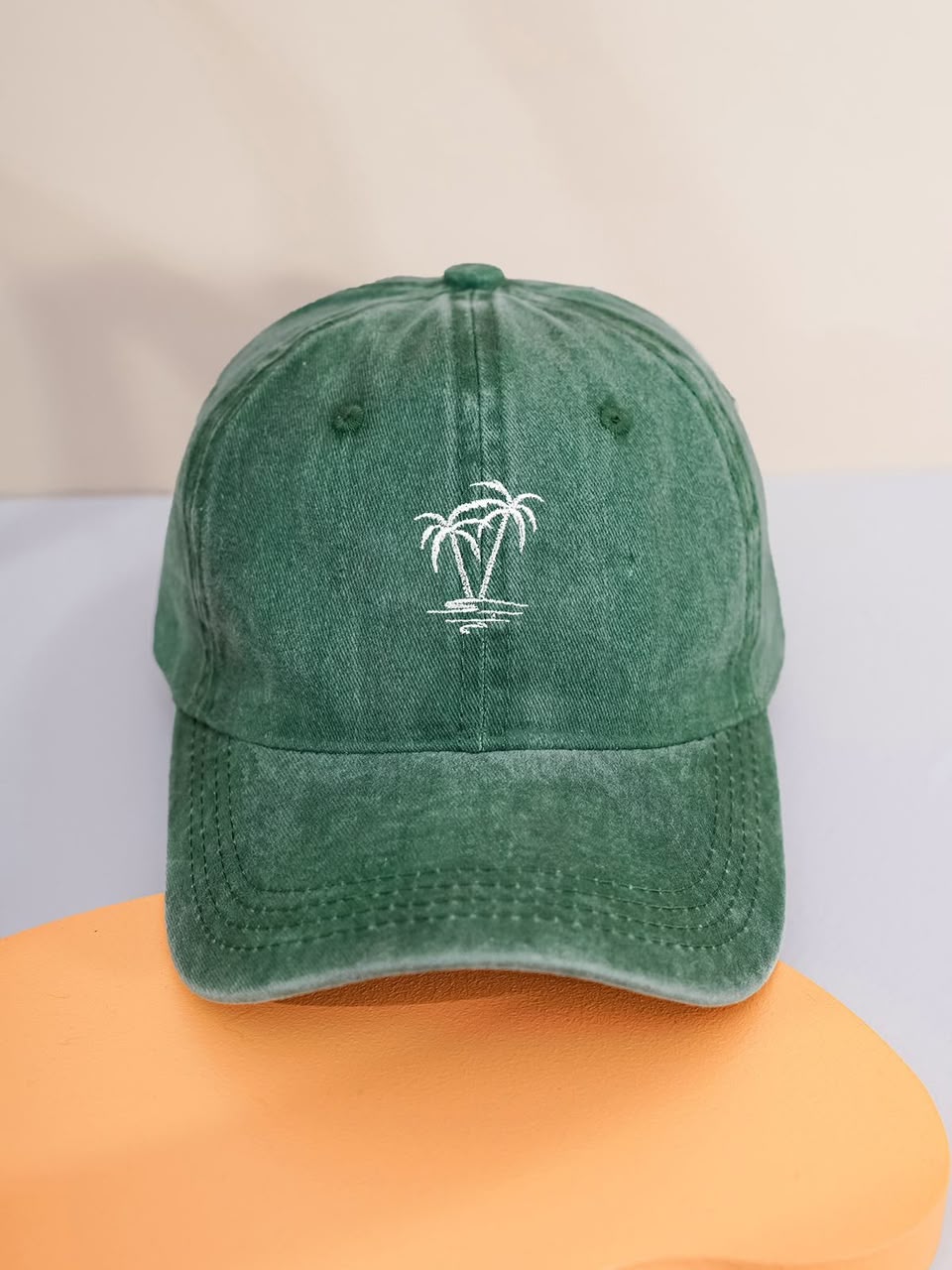 PALM Washed Green Cap