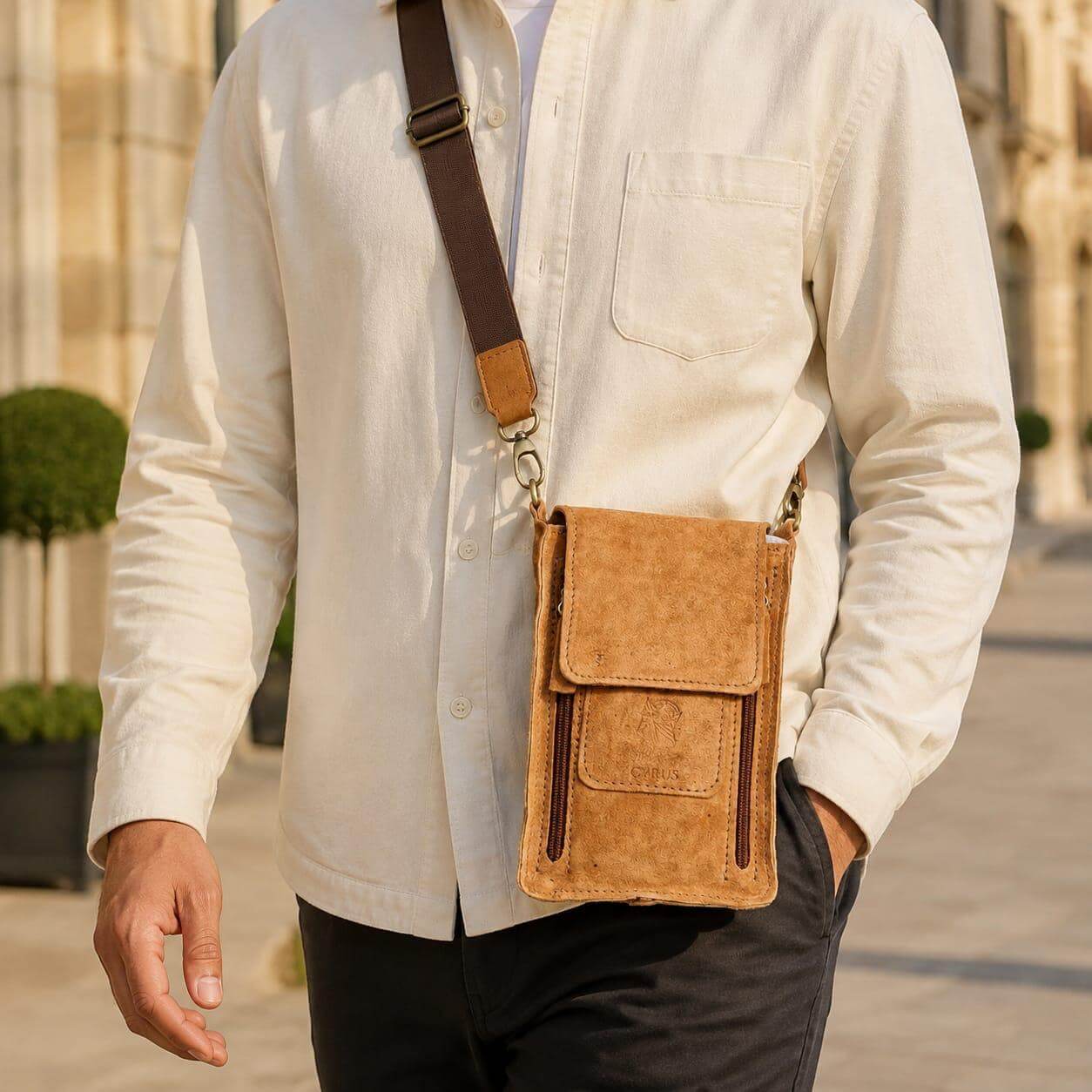 UNISEX Leather Pocket Bag