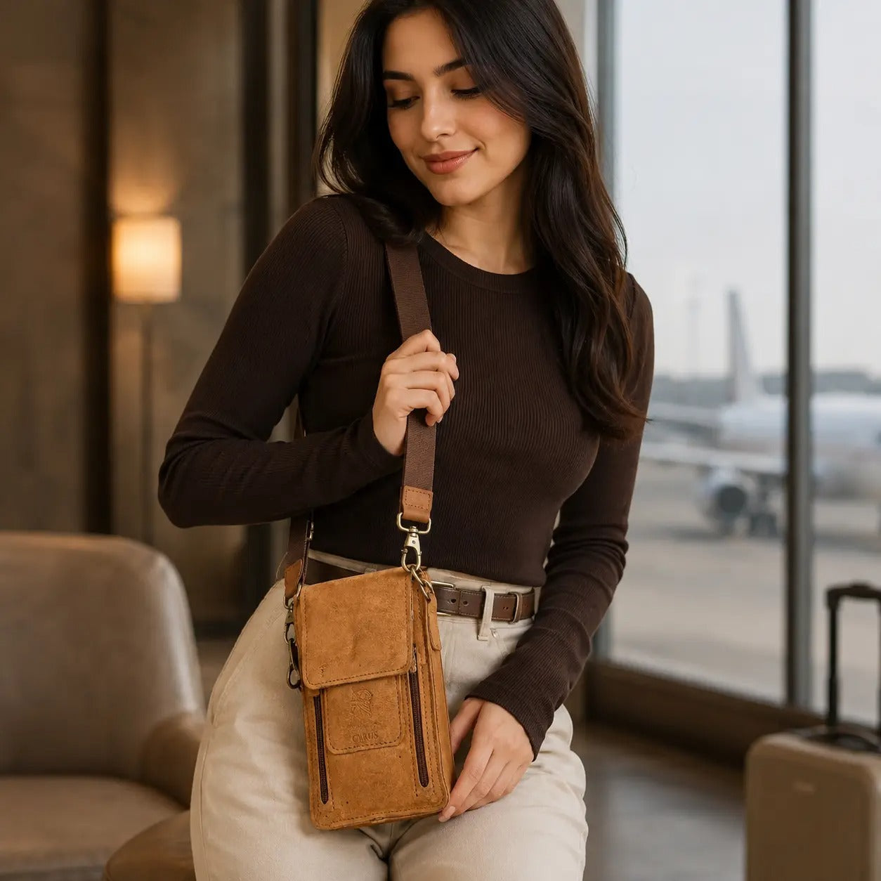 UNISEX Leather Pocket Bag