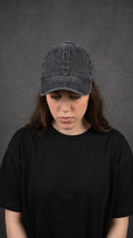 BLACK Washed CAP