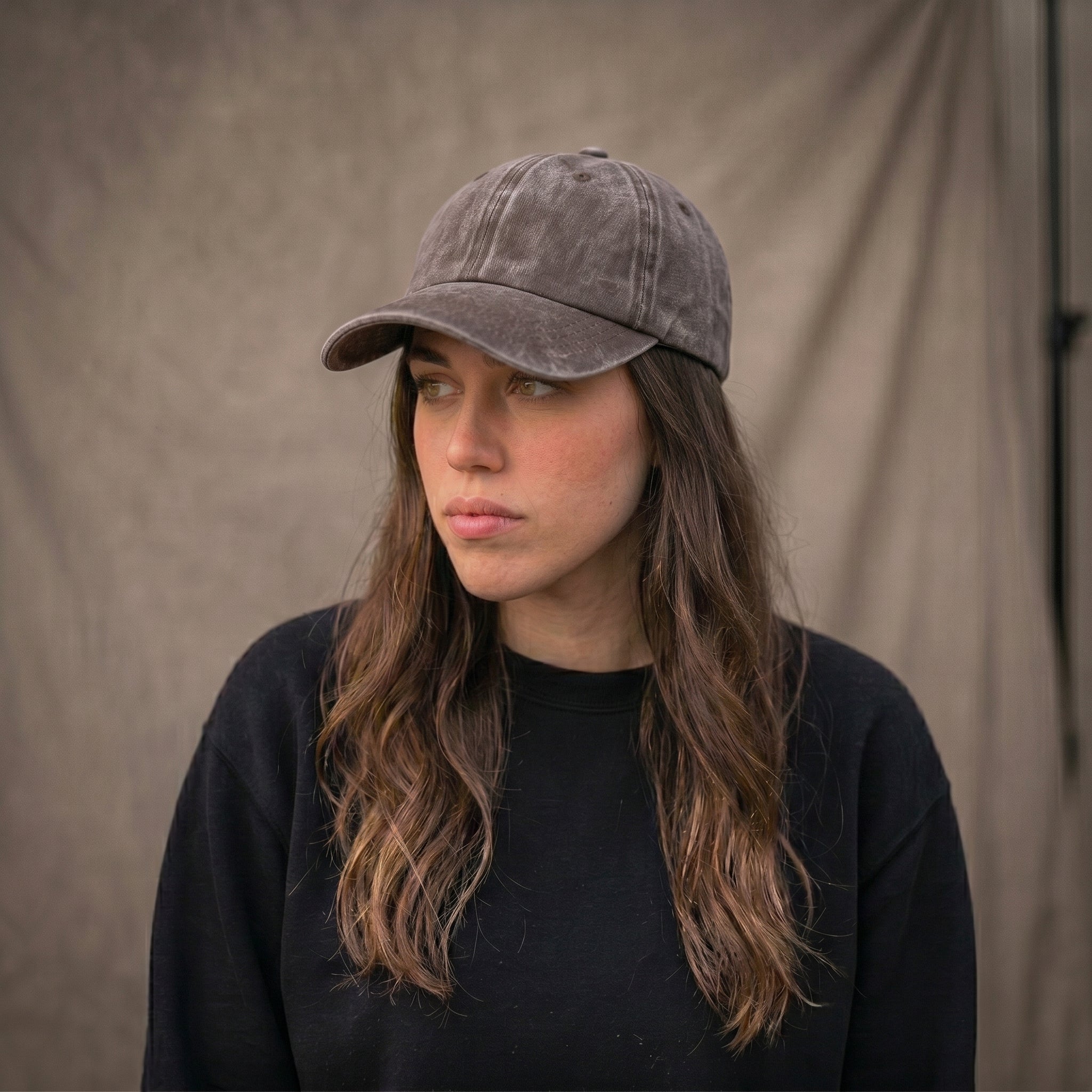 BROWN Washed CAP
