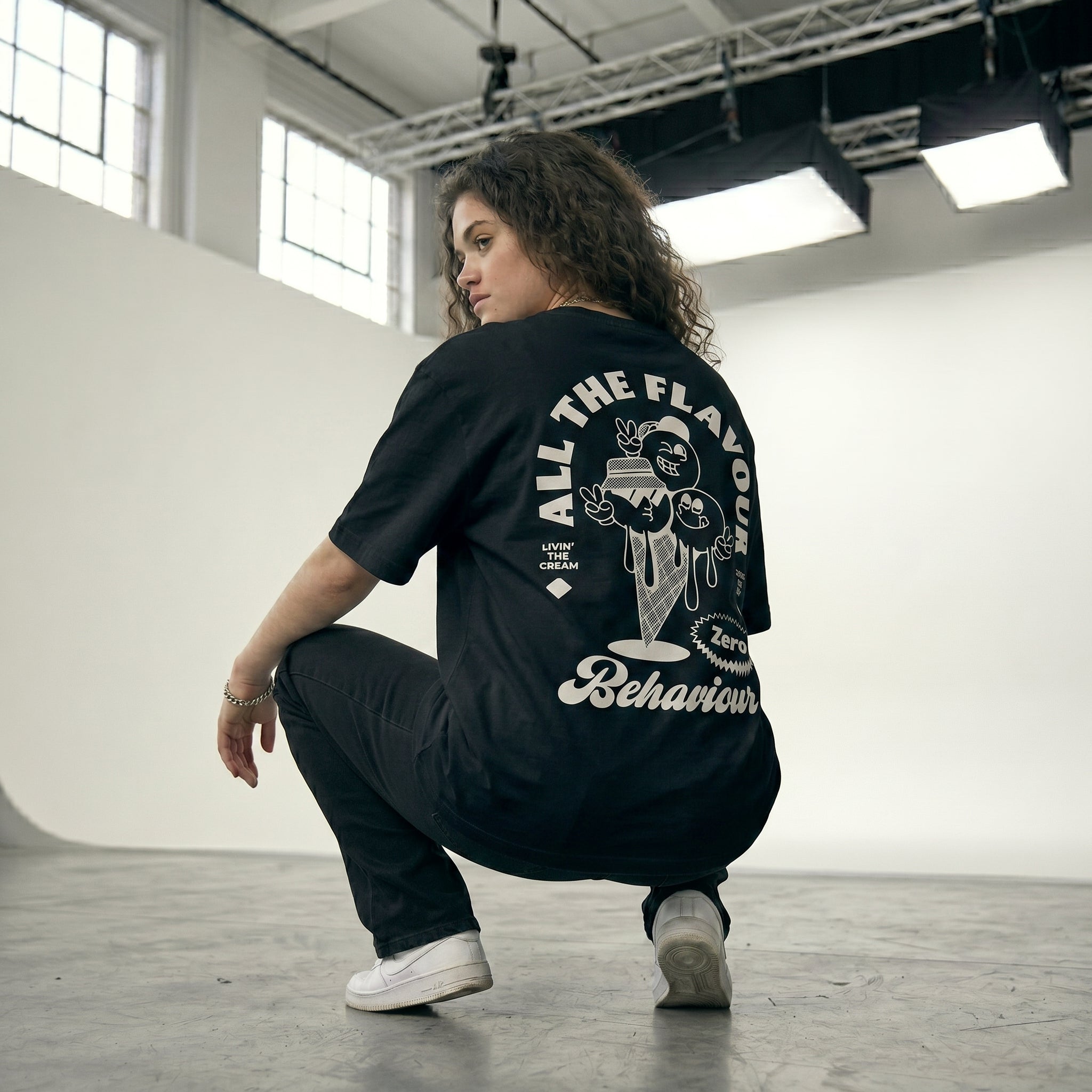 Cone White Tee Back