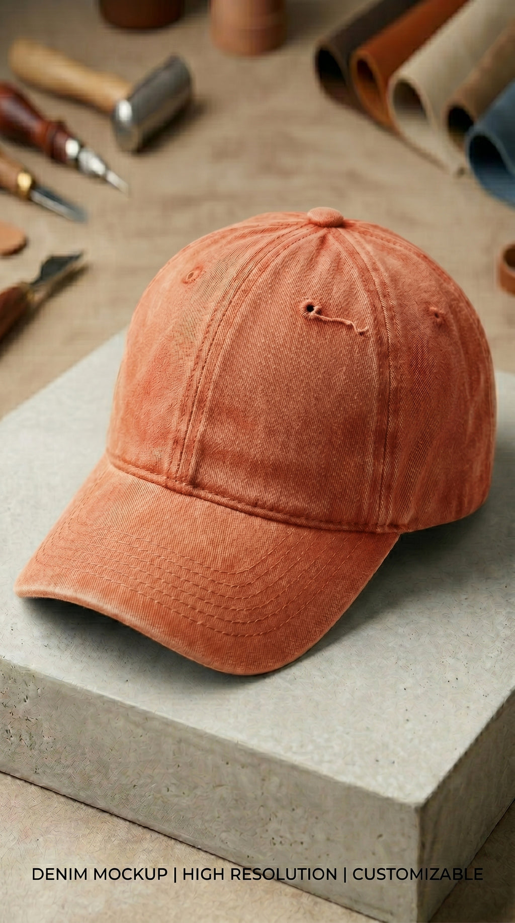 ORANGE Washed CAP