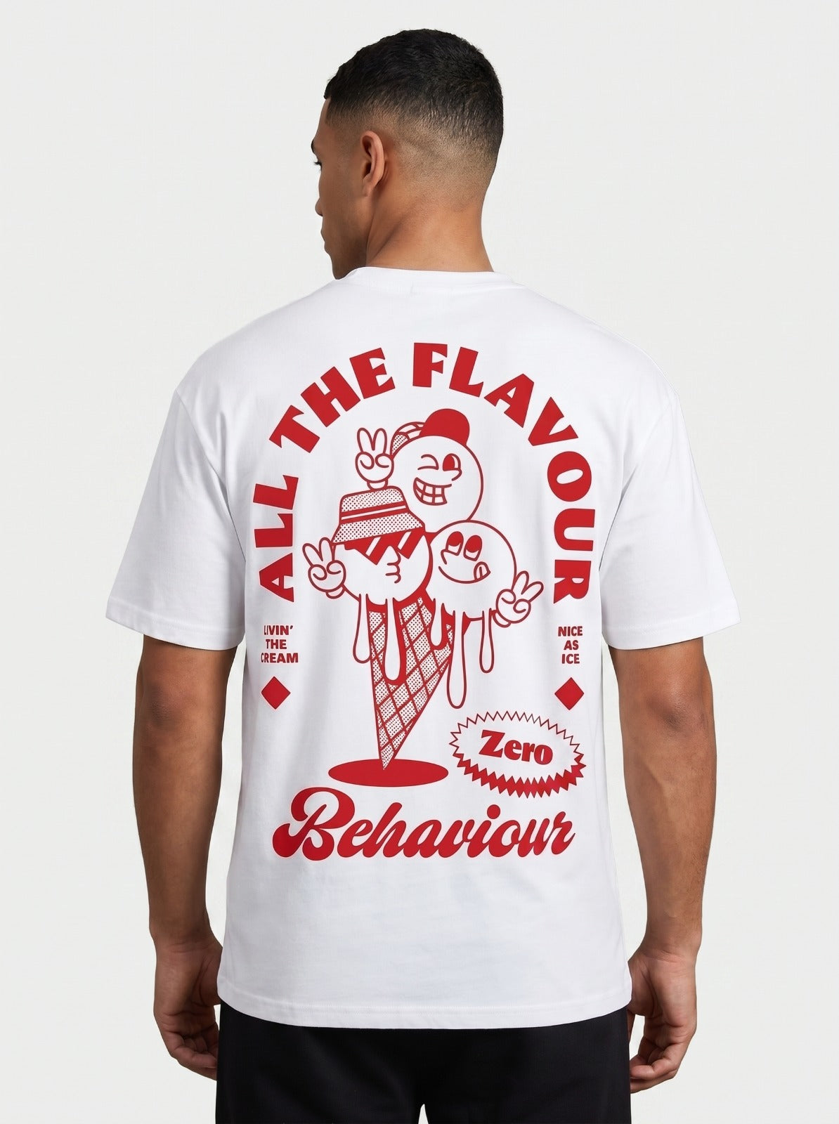 Cone White Tee Back