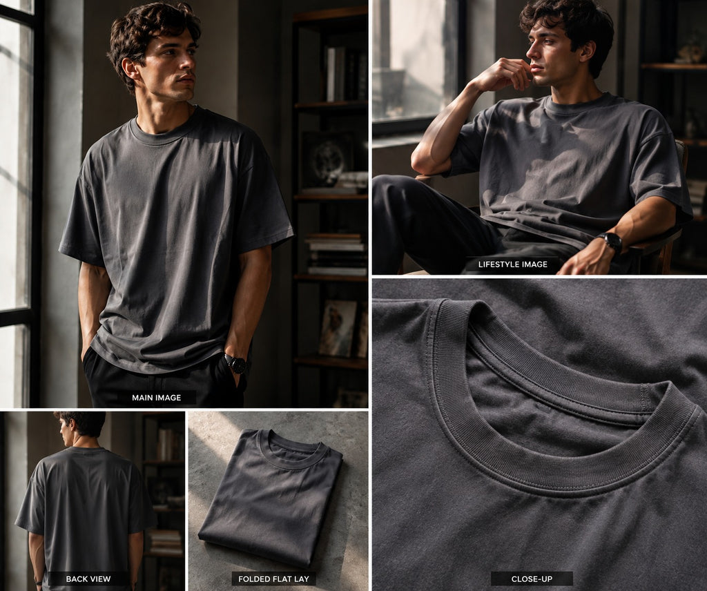 Grey Basic Tee