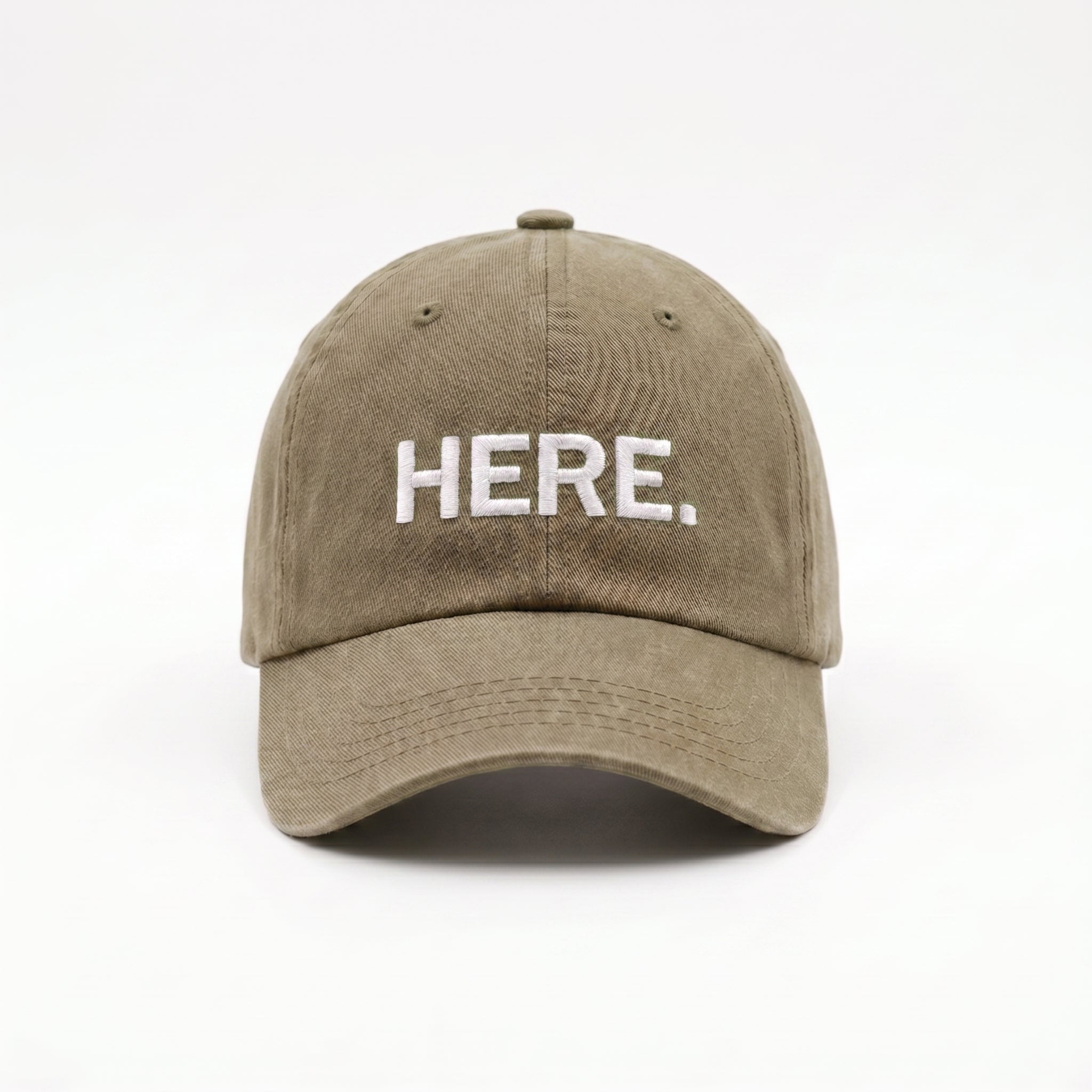 Here Dark Green Cap