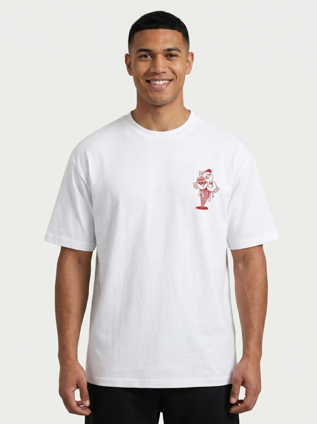 Cone White Tee Back