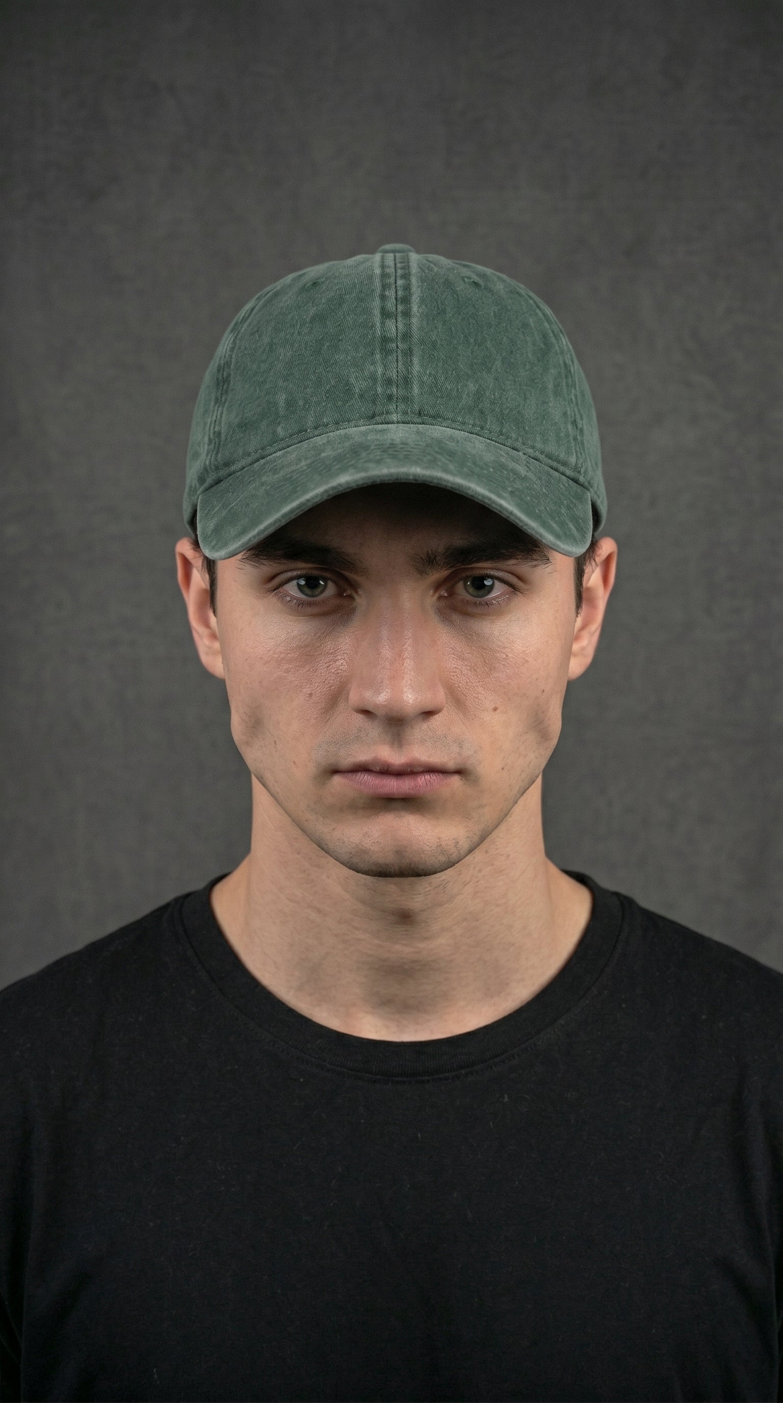 DARK GREEN Washed CAP